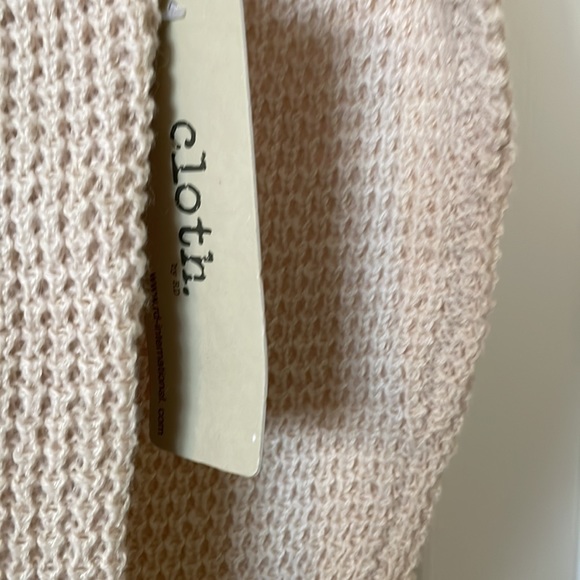 Cloth cream colored tunic sweater - Picture 2 of 9